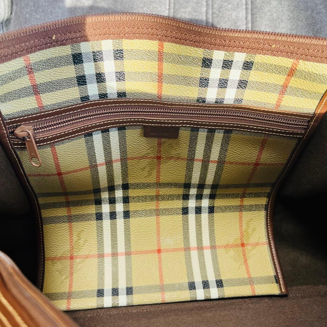 BURBERRY　バーバリー　2way ボストンバック　大容量　ノバチェック