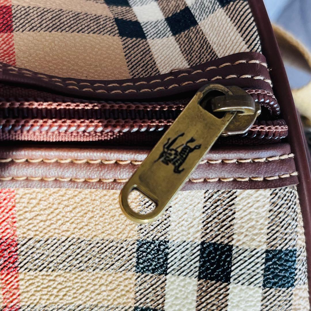 BURBERRY　バーバリー　2way ボストンバック　大容量　ノバチェック