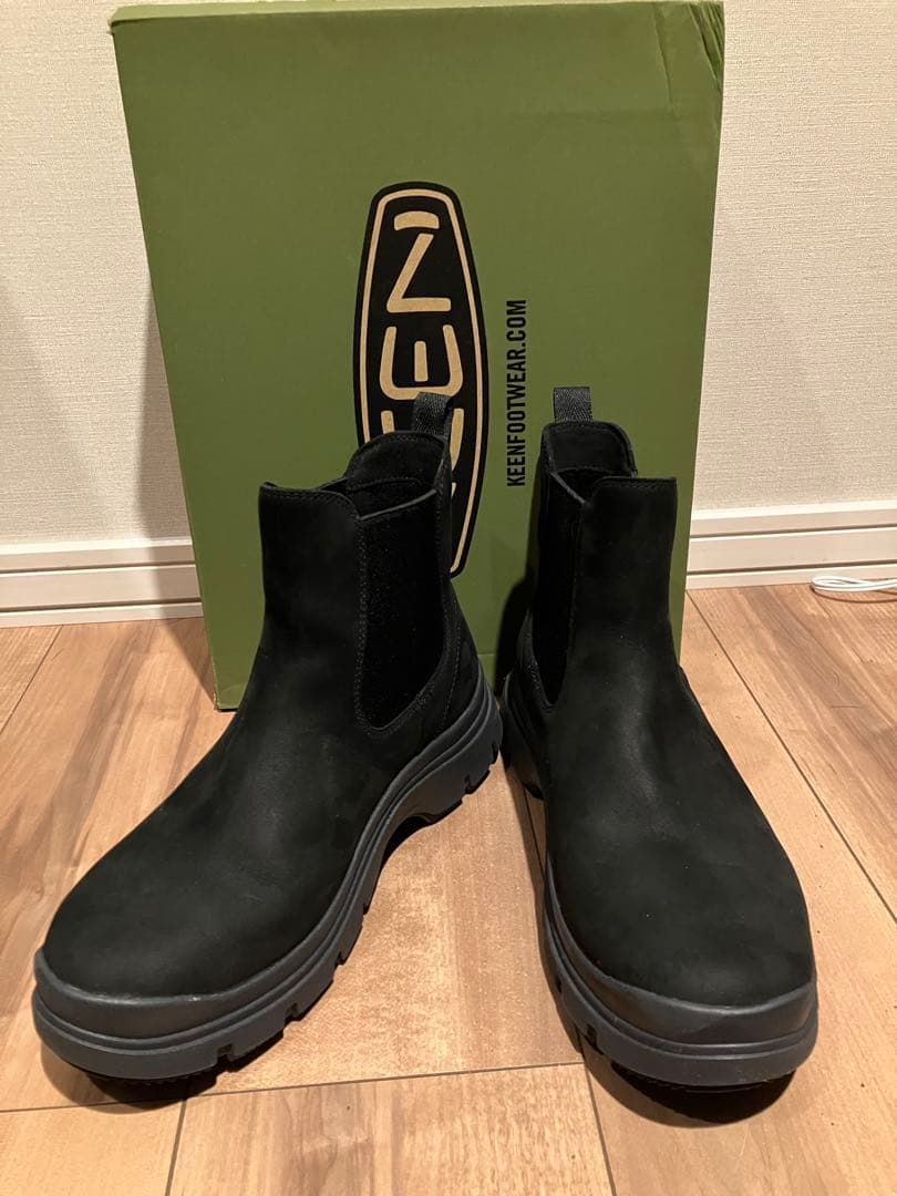 KEEN オールジェンダー コーサ チェルシーブーツ ブラック　26cm