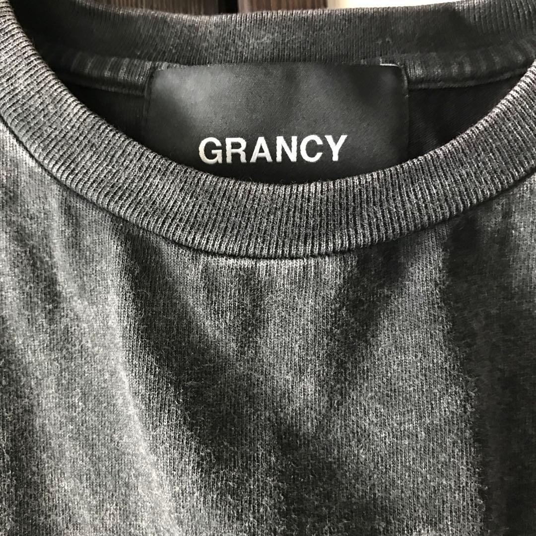 完売品 GRANCY スクリブル グラフィック ピグメント Tシャツ Sサイズ