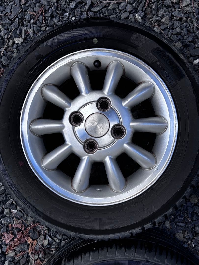 スズキ純正ホイール　アルトラパン155/65R13 2本セットバリ溝2022年製