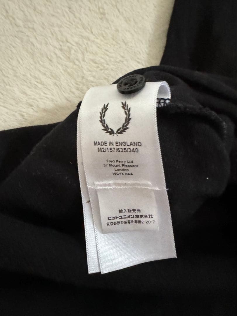 【美品】FRED PERRY ポロシャツ ブラックゴールド S レディース