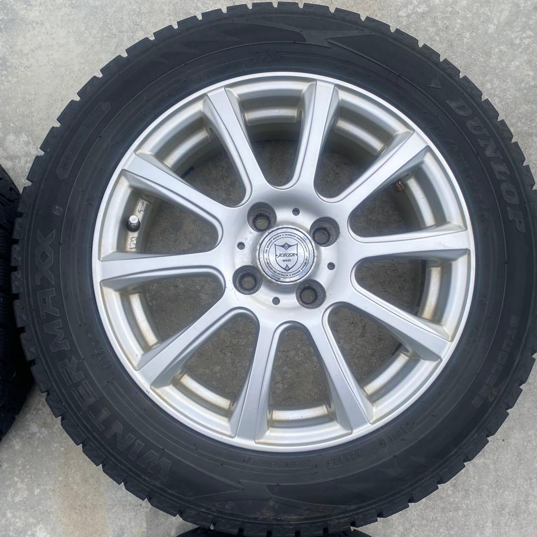 ダンロップ　WM02 175/65R15 2022年製 スタッドレスアルミセット