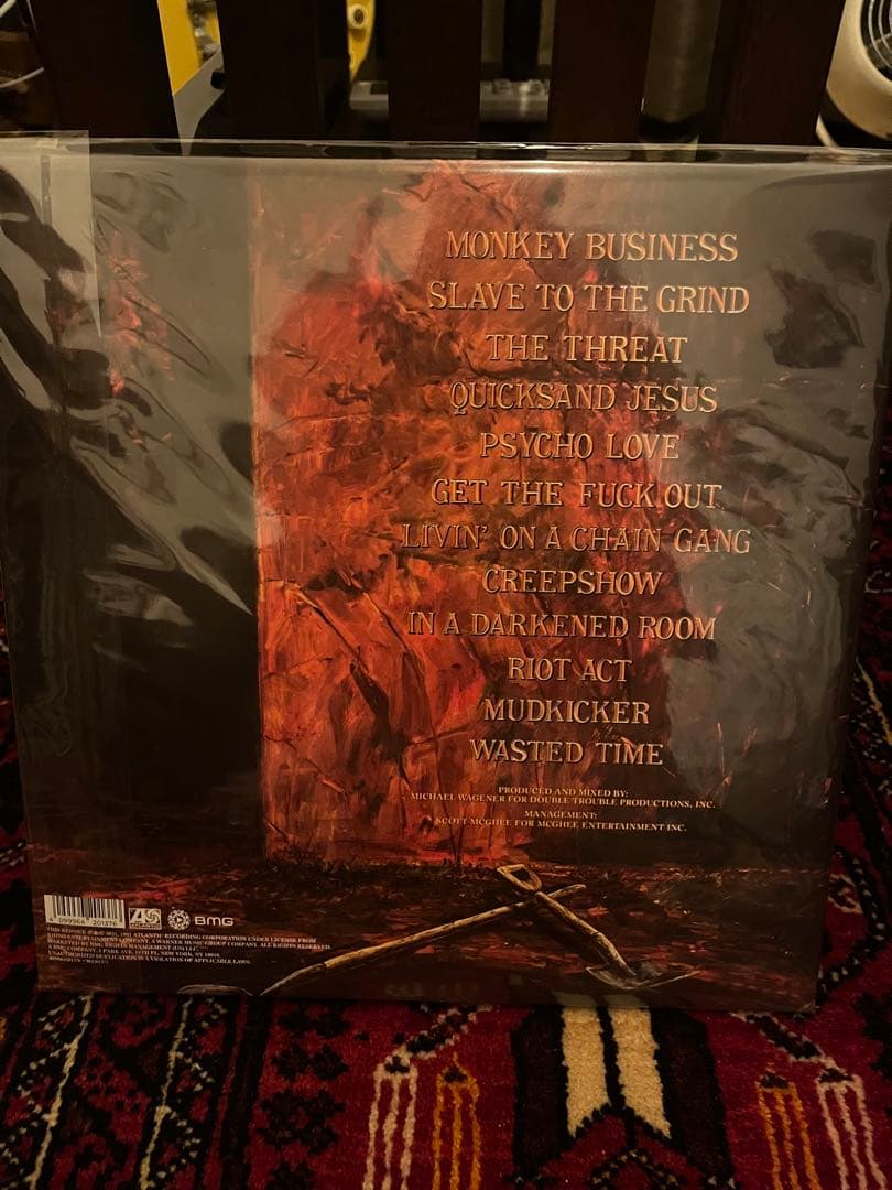SKID ROW スレイブトゥザグラインド　 名盤2LP 2021リマスター