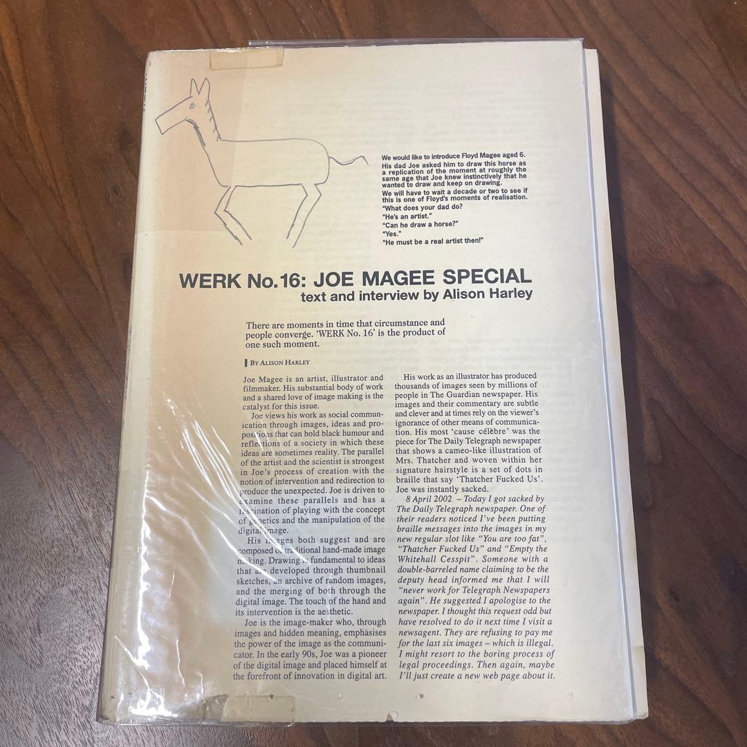 洋書 WERK No.16: JOE MAGEE SPECIAL