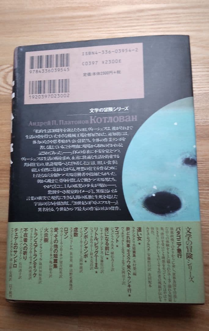土台穴　アンドレイ・プラトーノフ　国書刊行会　亀山郁夫　訳