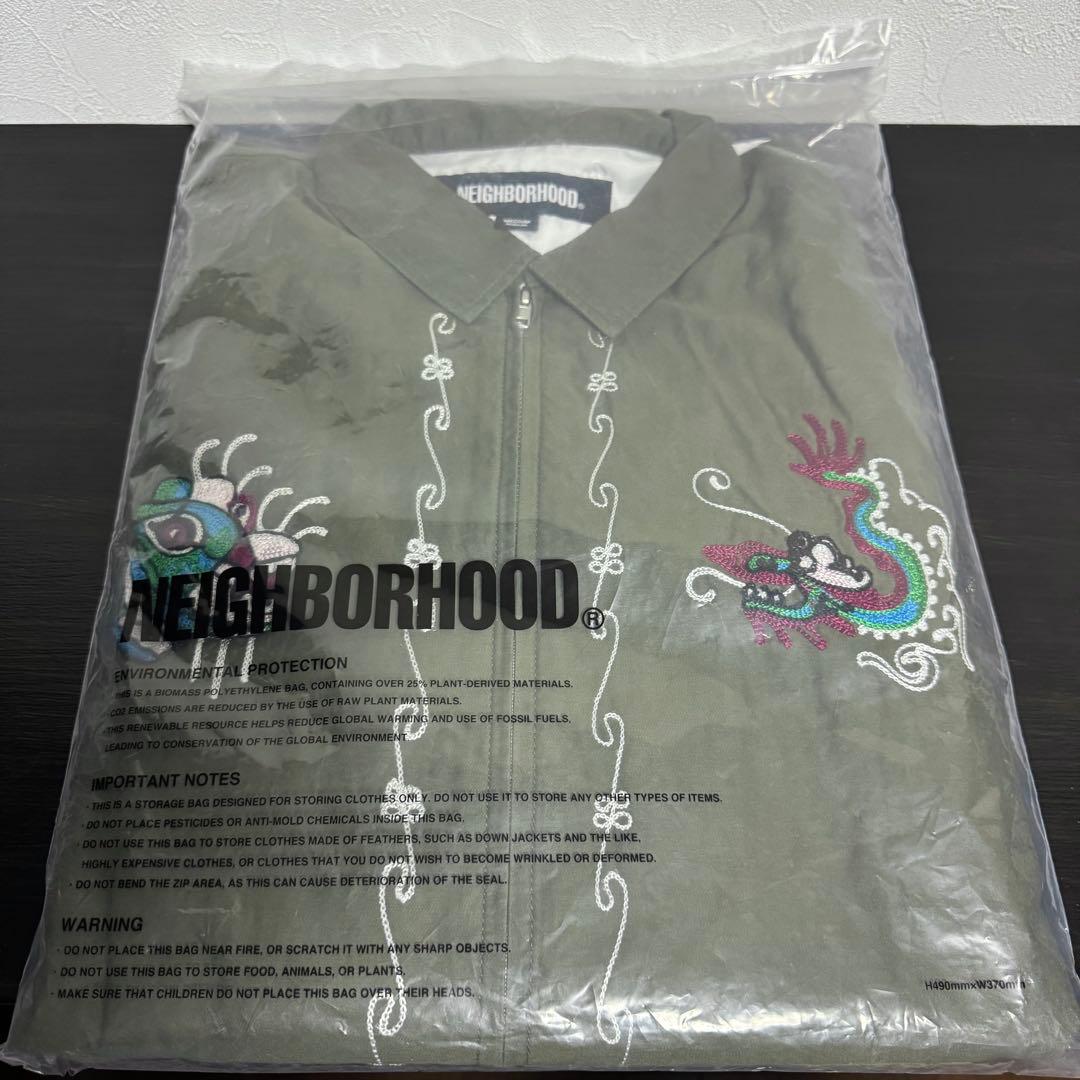 新品 NEIGHBORHOOD SOUVENIR SHIRT LS オリーブ M