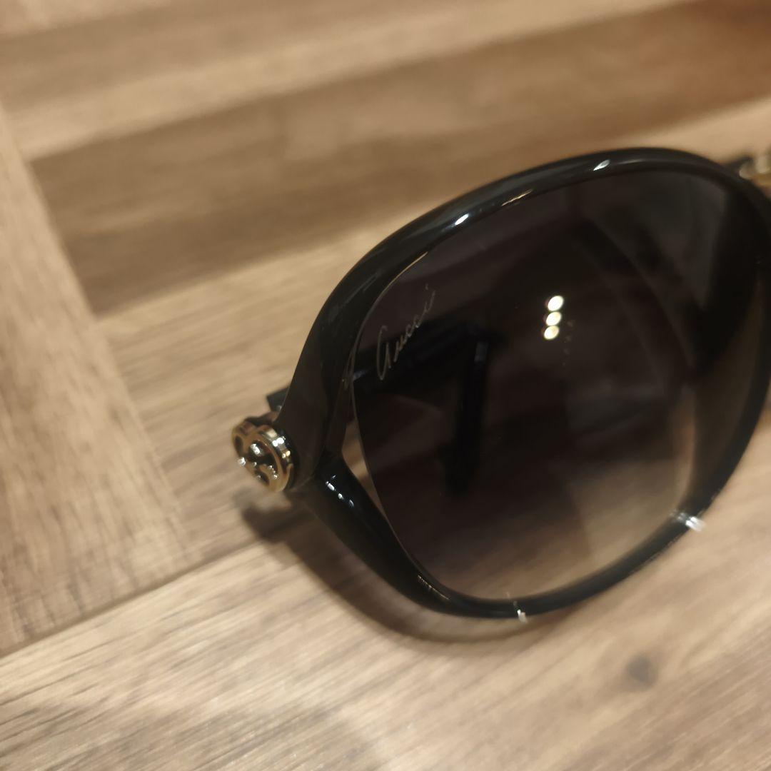 GUCCI グッチ レディース サングラス グラデーション ハート ブラック