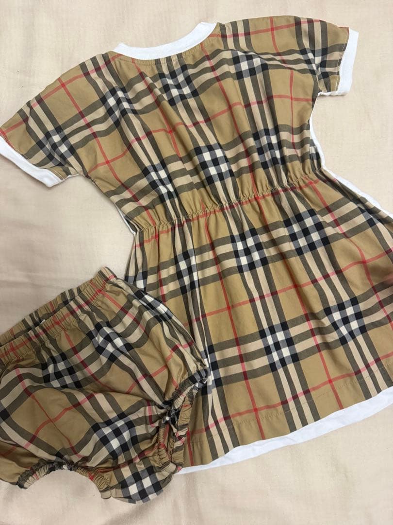 【超美品】BURBERRY チェック柄 半袖ワンピースセット