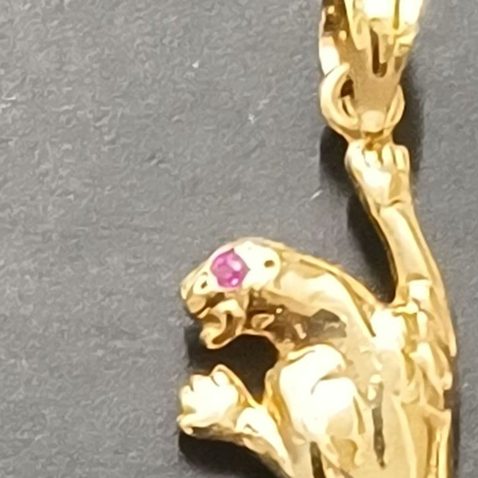 アクセサリー SUPREME 18AW 14K Panther Gold Pendant