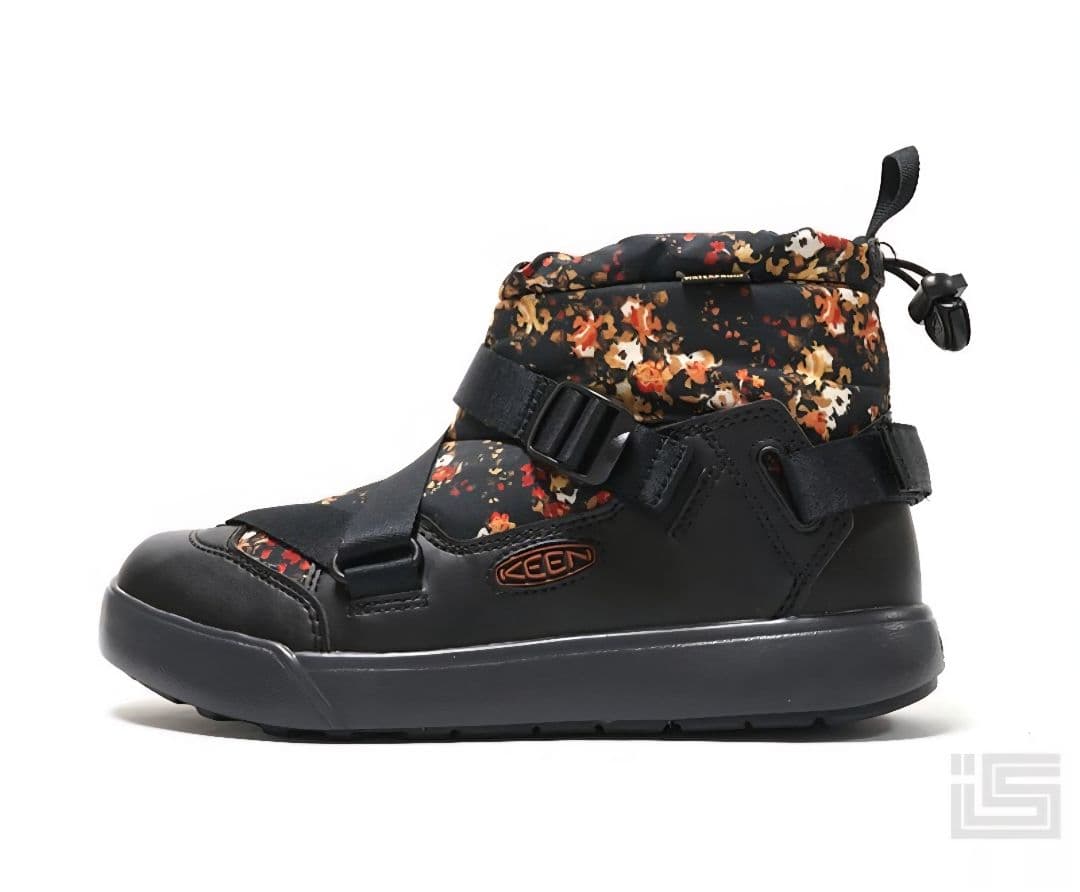 ☆KEEN　フットゼラウォータープルーフ花柄ショートブーツ25cm 美品☆