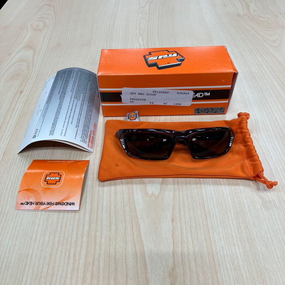 新品未使用 サングラス SPY NEO SCOOP トートイズブロンズ 長渕剛着