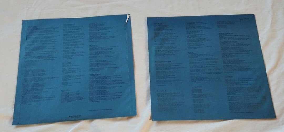 美品　レコード　国内盤　国旗帯　青盤　ビートルズ　LP　2枚組　ポスター付き