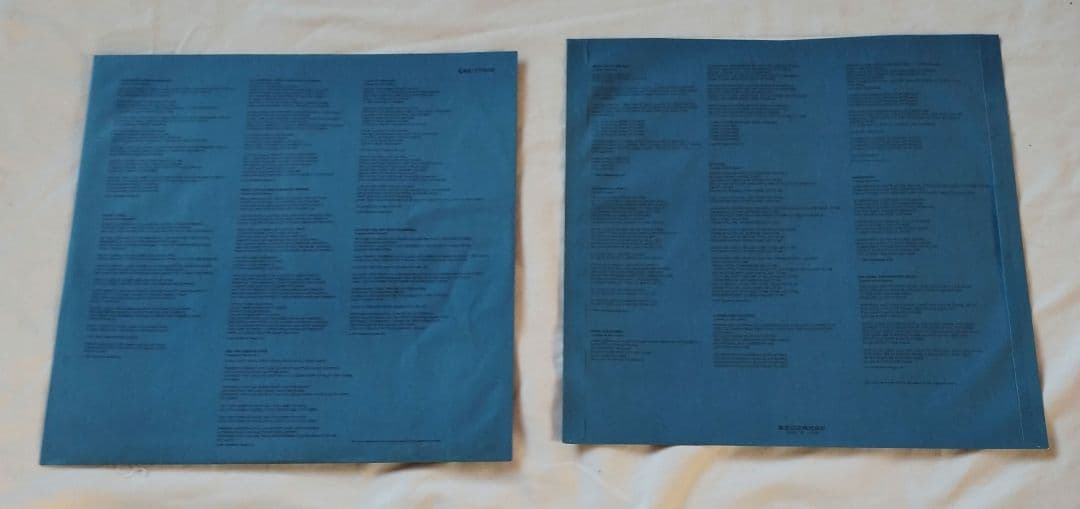 美品　レコード　国内盤　国旗帯　青盤　ビートルズ　LP　2枚組　ポスター付き