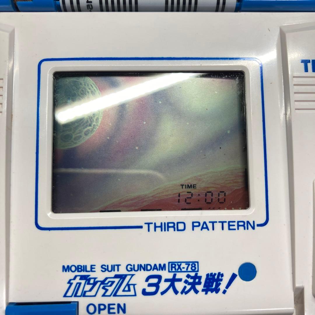 【動作確認済】BANDAI ガンダム 3大決戦 ゲームウォッチ