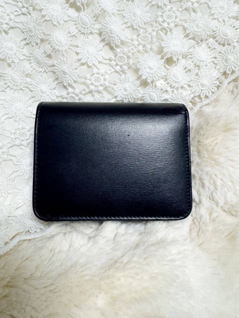 CELINE　トリオンフ　二つ折り財布　セリーヌ　コンパクトウォレット　ミニ財布