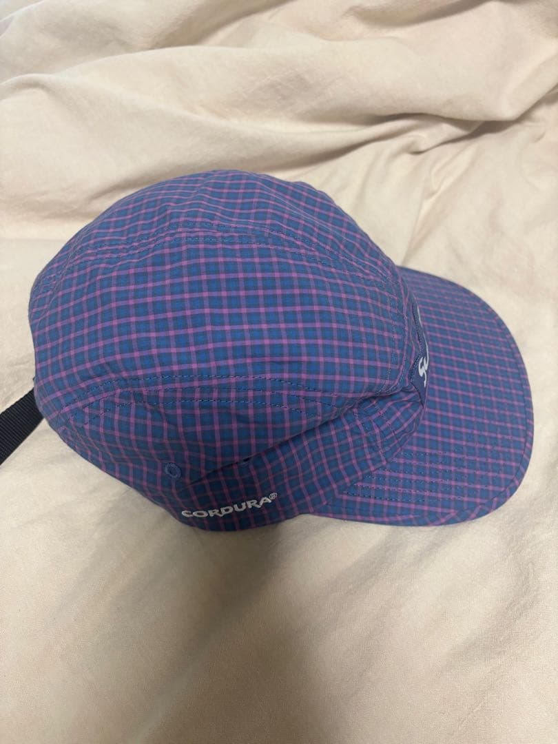 supreme Cordura® Plaid Camp Cap ブルー