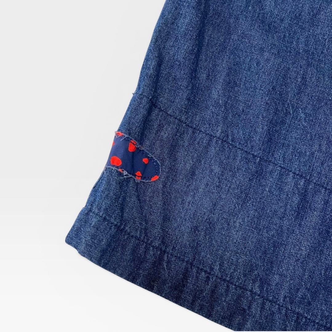 【tsumori chisato × nico and】デニムパッチワークパンツ