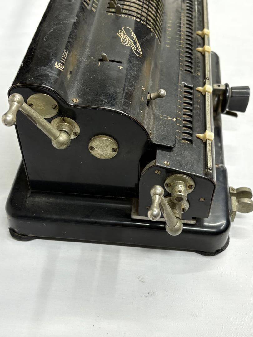 タイガー計算機 TIGER 手動計算機 昭和レトロ