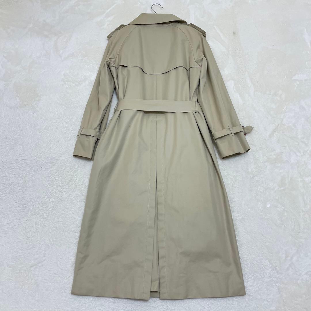 【美品】バーバリーロンドン ライナー付き ロングトレンチコート ベージュ L