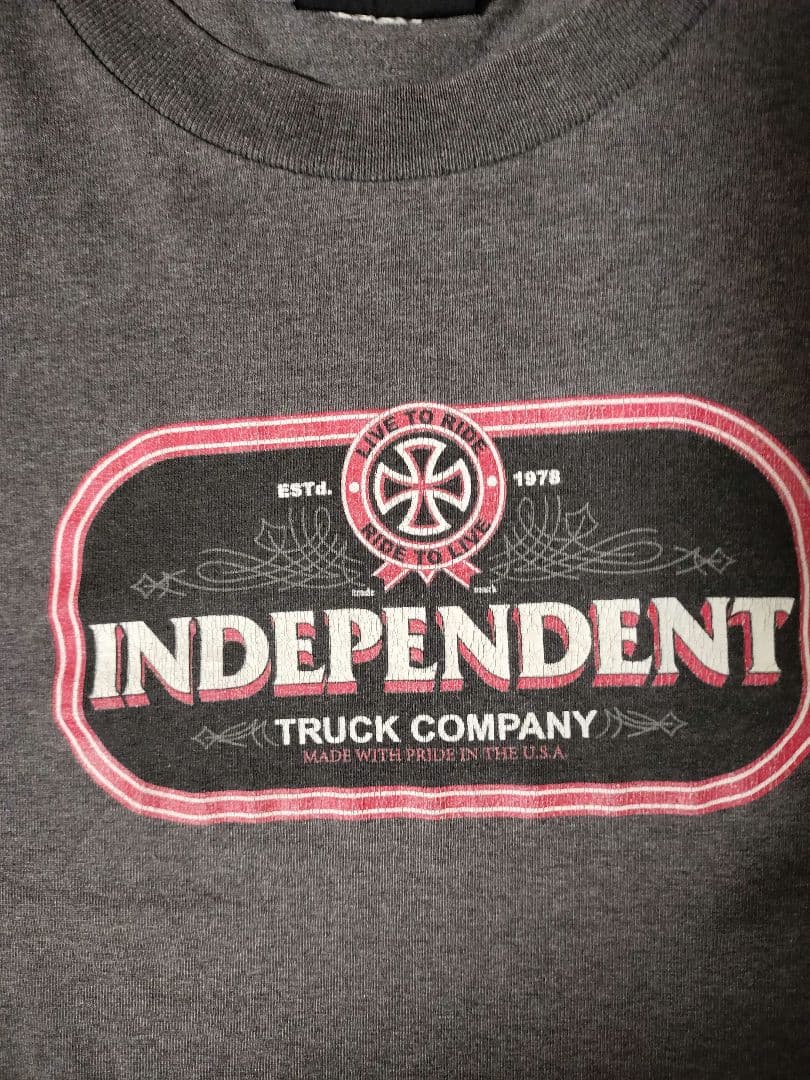 NHS independent シャツ Mサイズ インディペンデント グレー