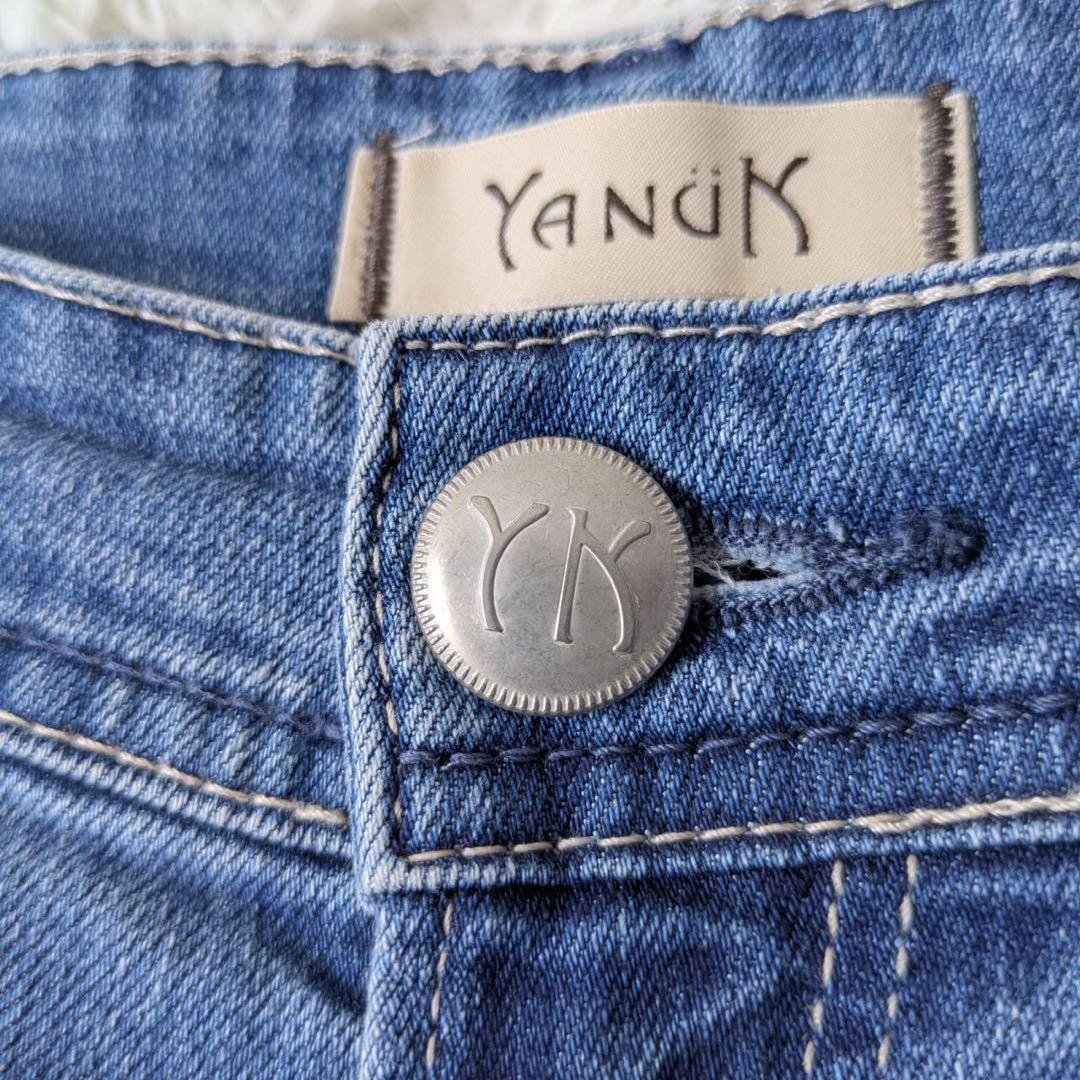 YANUK/ヤヌーク　別注　JOAN ルーズストレートデニム　サイズ25