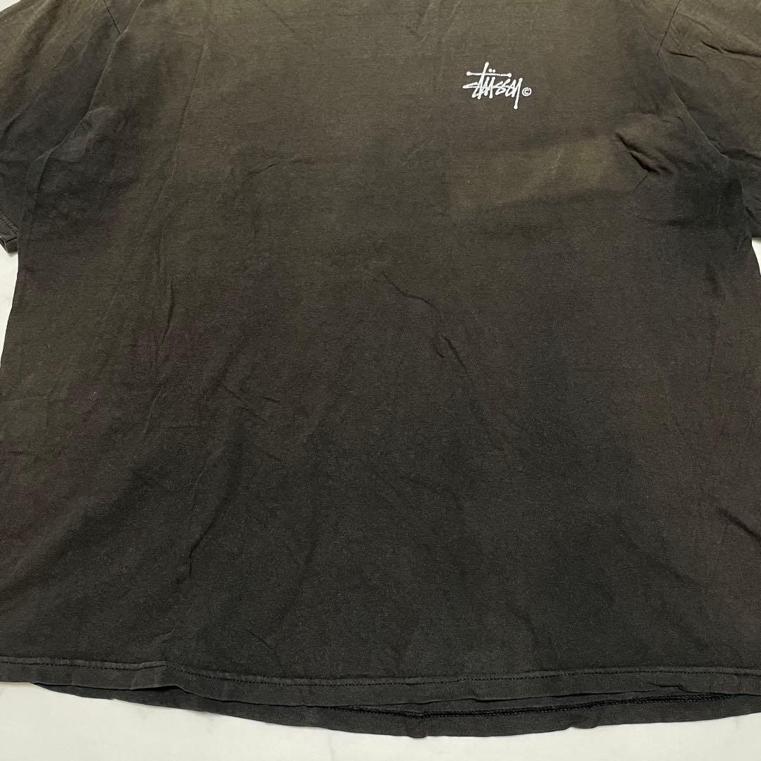 old STUSSY ビンテージ　襤褸　半袖Tシャツ フェード　XLサイズ