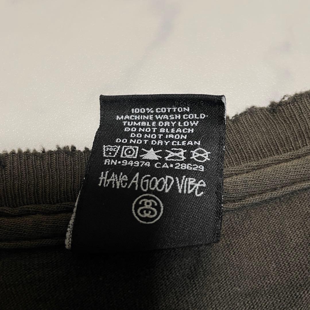 old STUSSY ビンテージ　襤褸　半袖Tシャツ フェード　XLサイズ