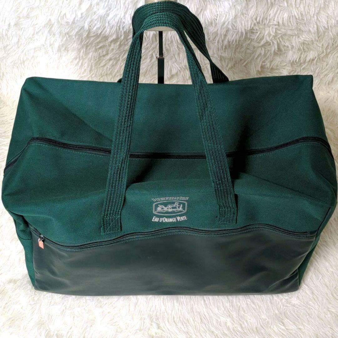 HERMES ボストンバッグ オードランジュヴェルト グリーン
