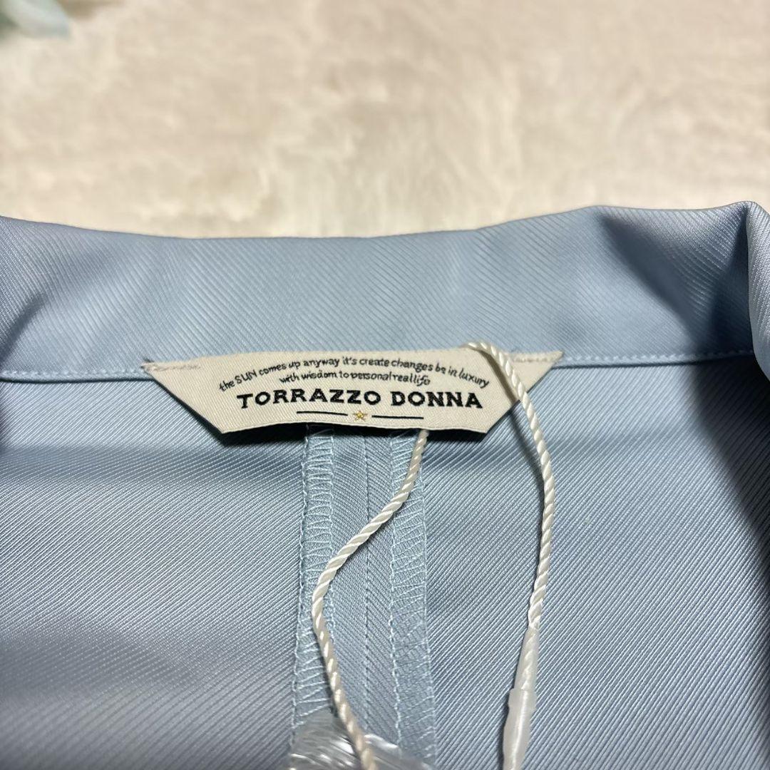 新品未使用　torrazzodonna　2way　ジャケット　ブルー　青　F