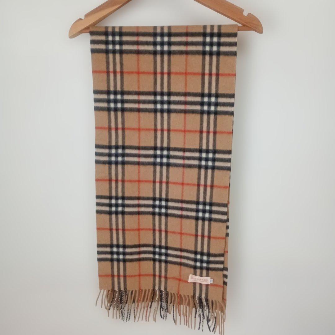 Burberrys PURE CASHMERE ノバチェックマフラー