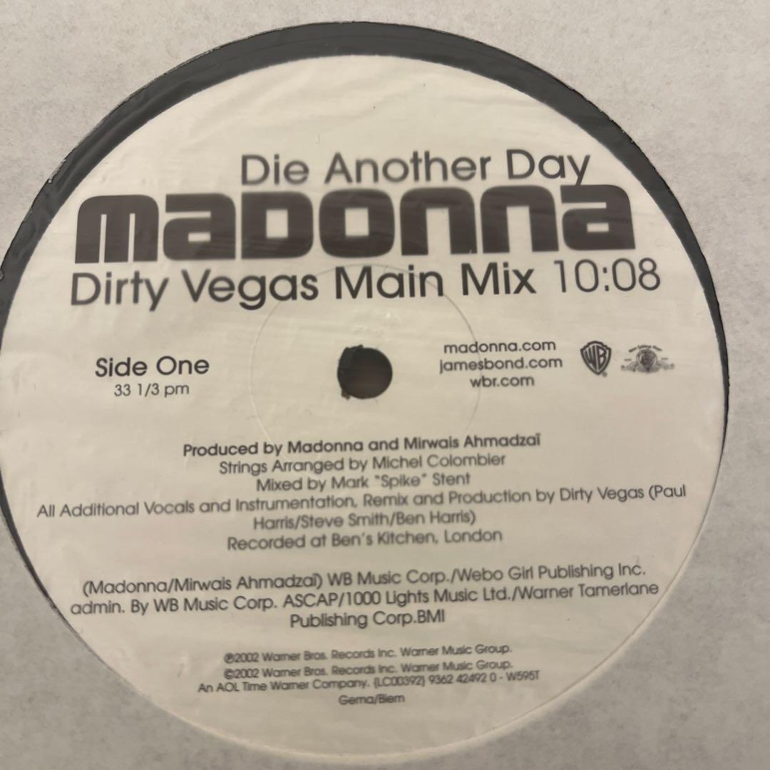 Madonna Die Another Day 12インチレコード