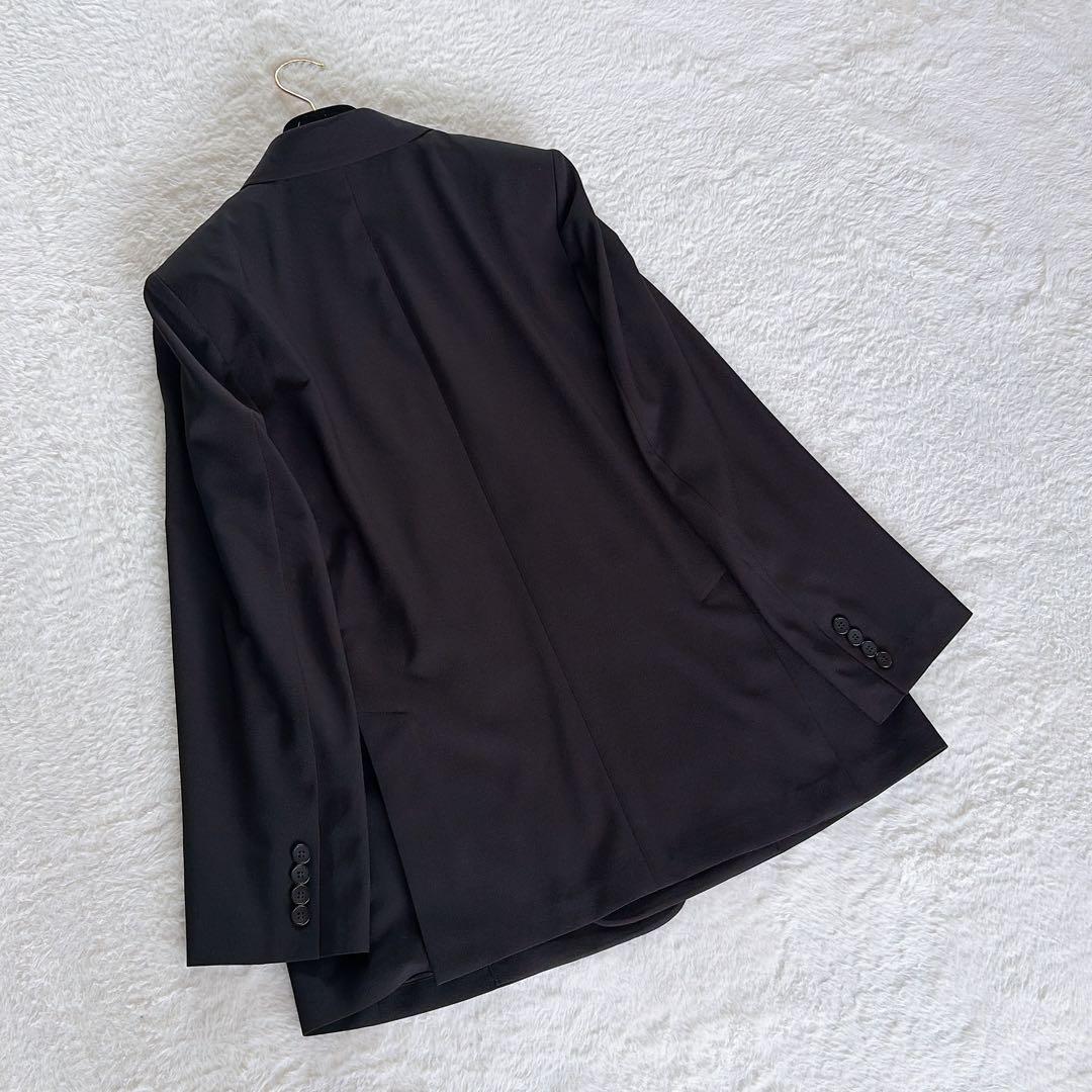 極美品✨【ユニクロC】感動ダブルジャケットリラックスフィット L黒 2025SS