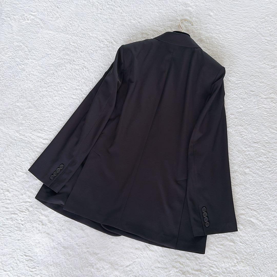 極美品✨【ユニクロC】感動ダブルジャケットリラックスフィット L黒 2025SS