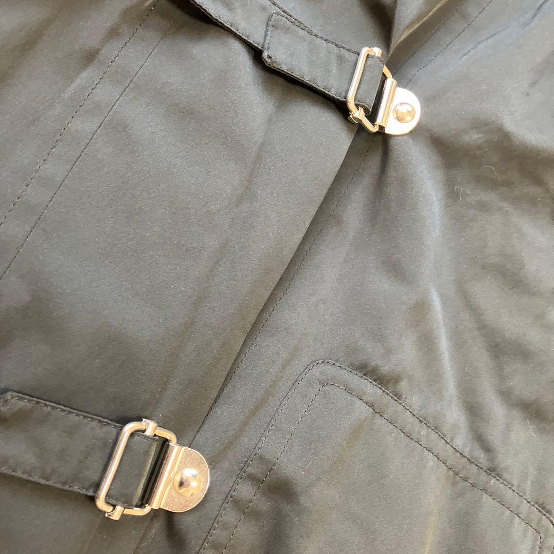 Max Mara Studio ナイロンコート モッズコート ブラック 黒