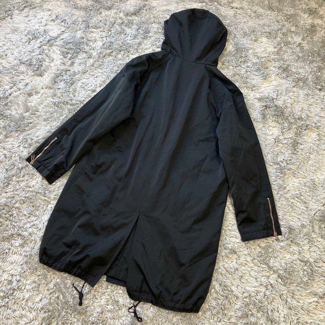 Max Mara Studio ナイロンコート モッズコート ブラック 黒