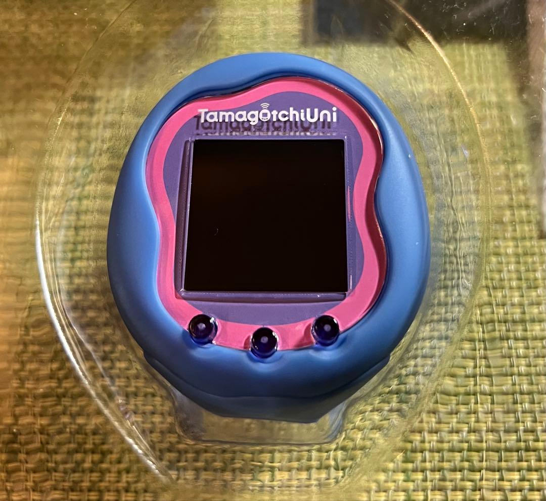 Tamagotchi Uni 青 ブルー Blue 未使用 保護フィルム2枚付き