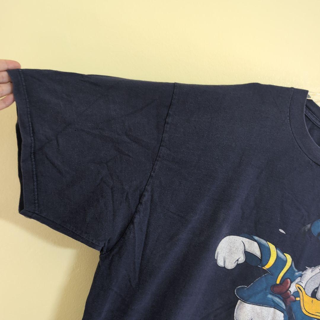 味噌汁専用1995'Disney ヴィンテージドナルドダックメンズTシャツ ネイ