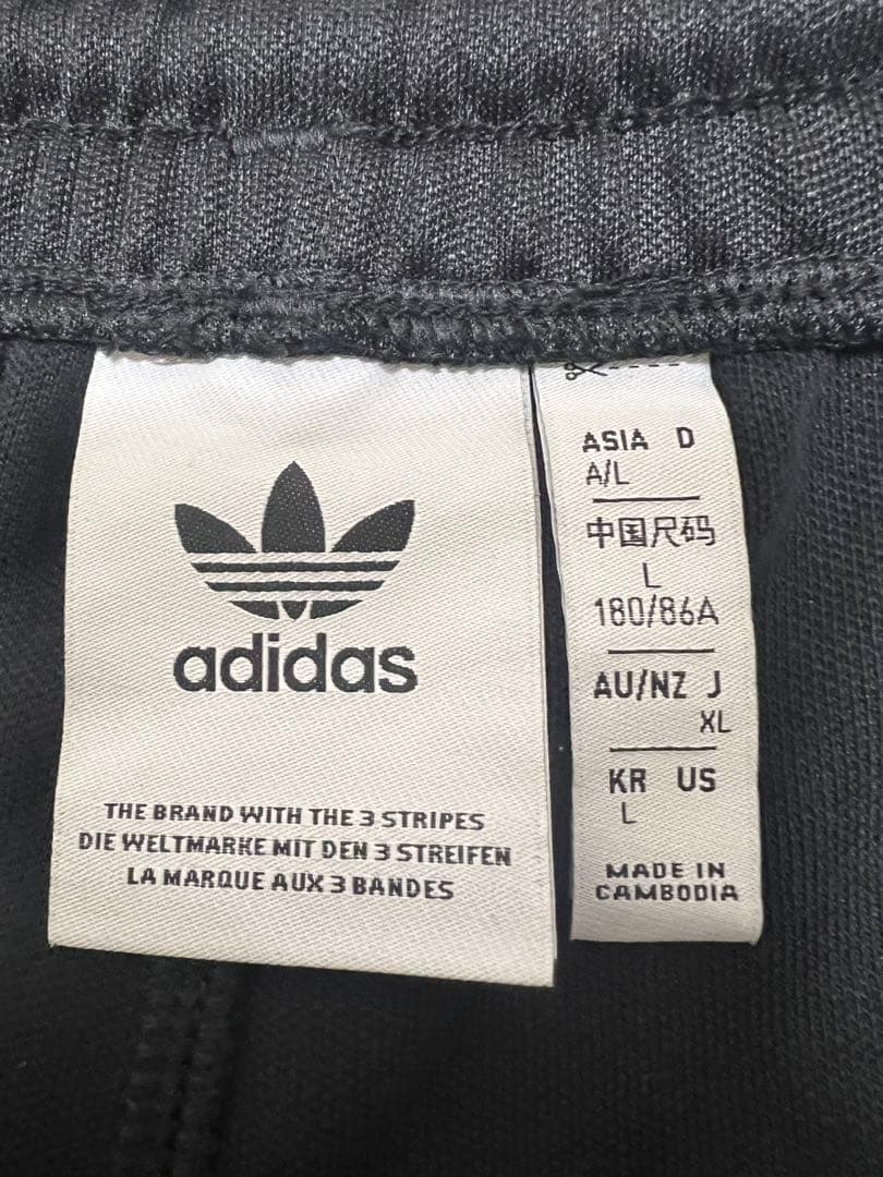 adidas バギーフィット ファイヤーバード トラックパンツ XL ブラック