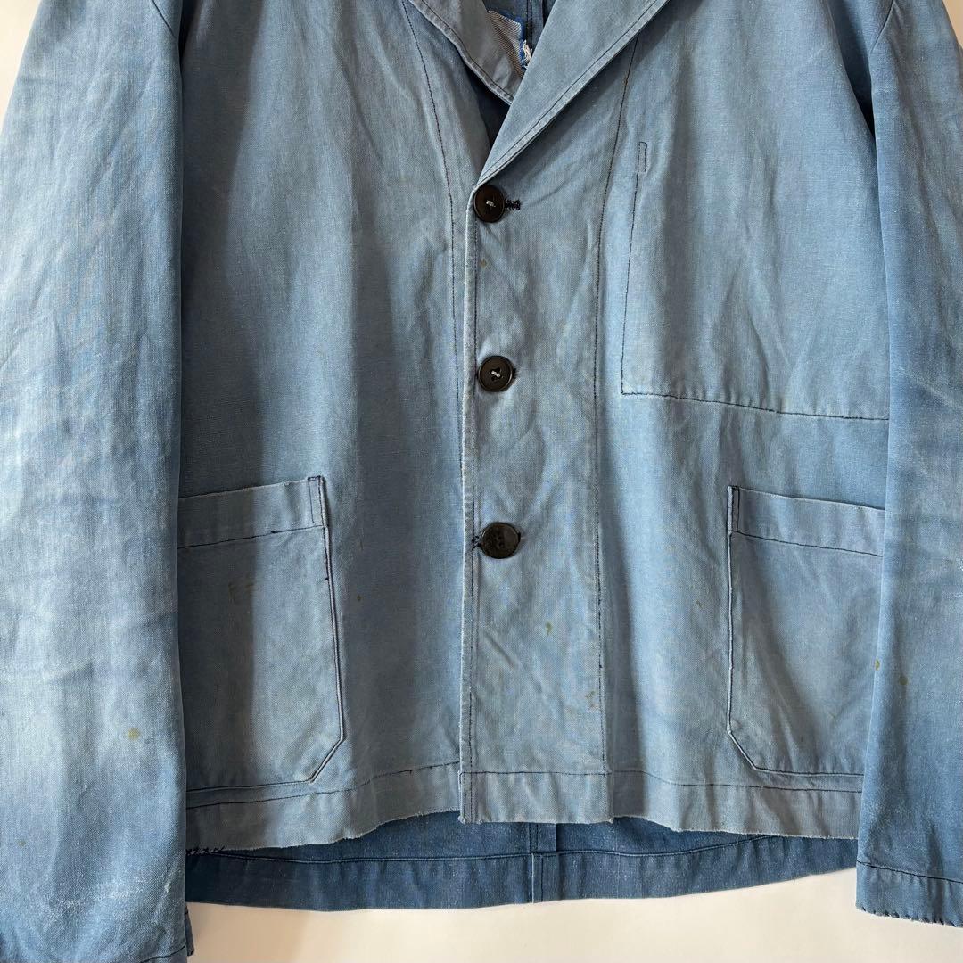〜50s ヴィンテージ フレンチ ワークジャケット 古着 ユーロ フランス