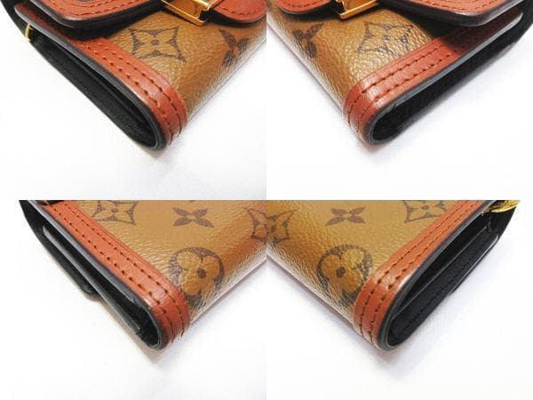 ●ルイヴィトン モノグラムリバース ポルトフォイユドーフィーヌ コンパクト財布