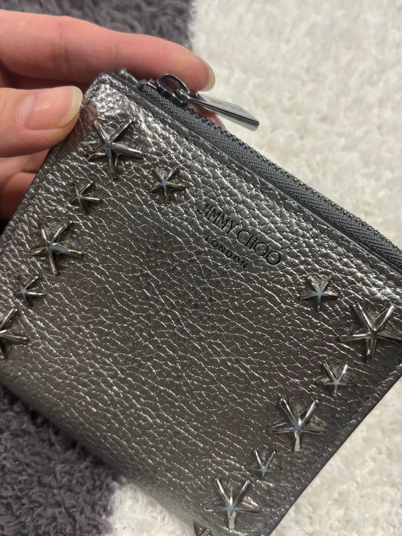 Jimmy Choo 二つ折り財布 星型 スタッズ