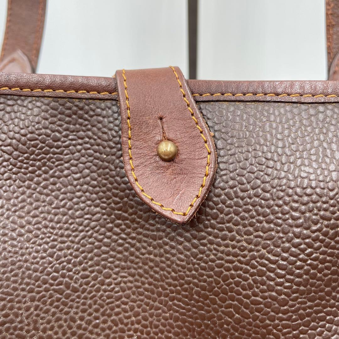 希少 MULBERRY マルベリー ビッグトート レザー ダークブラウン A4可