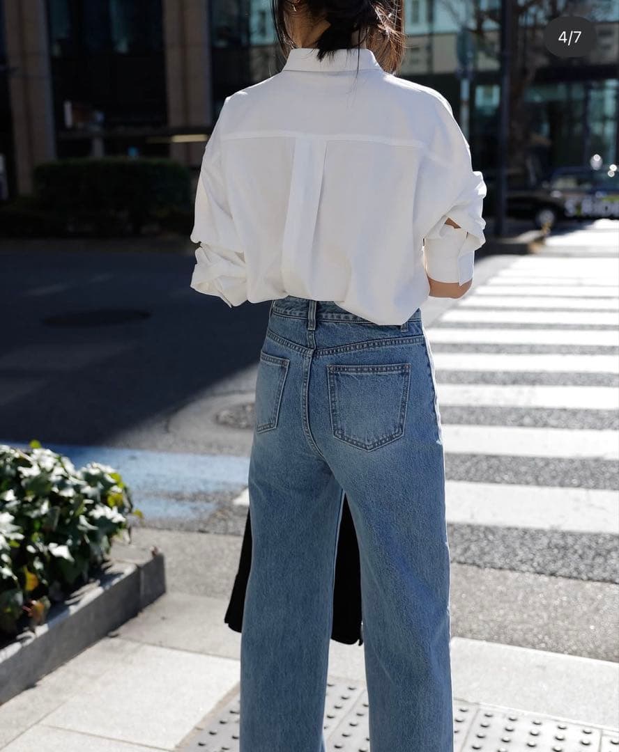 na.e Straight Pocket Jeans Mサイズ 通常丈