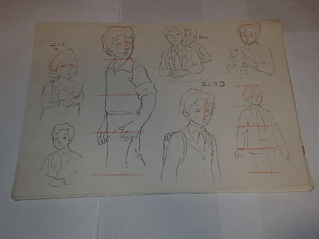 ★設定資料　愛の学校クオレ物語　熊田勇/白梅進先生/日本アニメーション