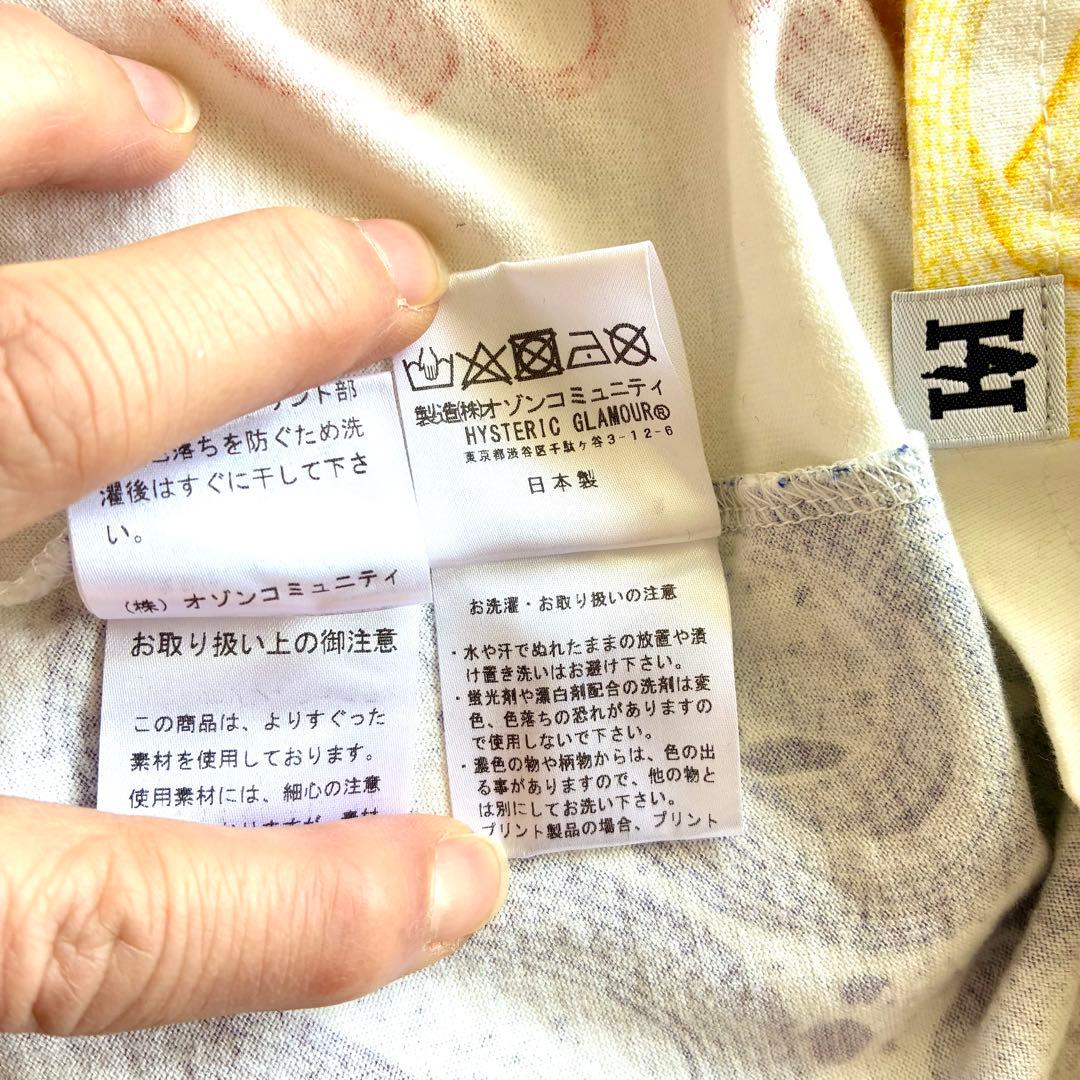 ヒステリックグラマー Y2K MANDARA PT Tシャツ レディース M