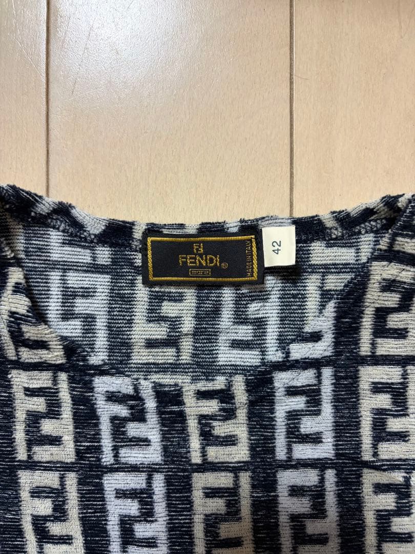 Fendi ロゴパターン 半袖Tシャツ サイズ42