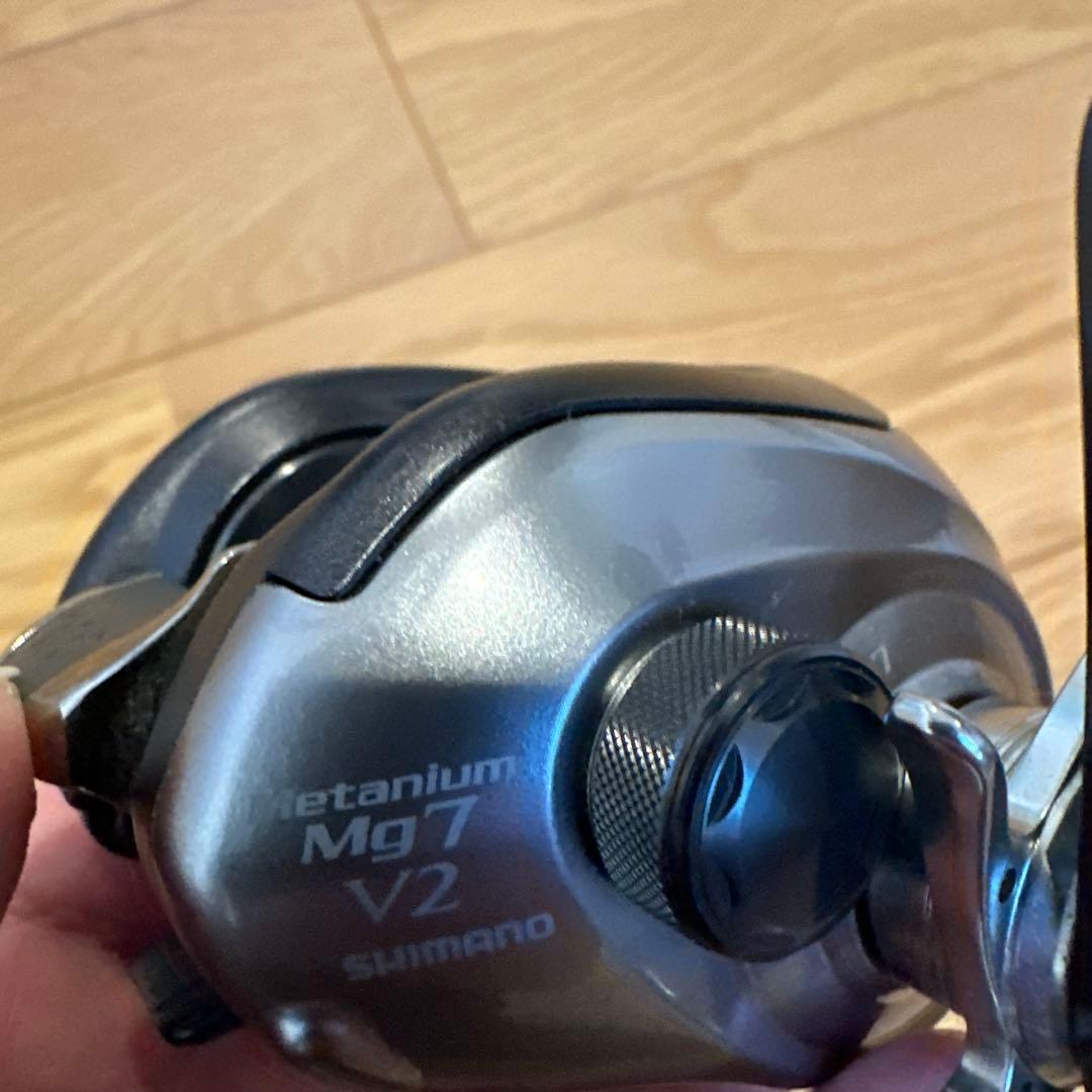 SHIMANO nium Mg7 V2 ベイトリール カバー付き