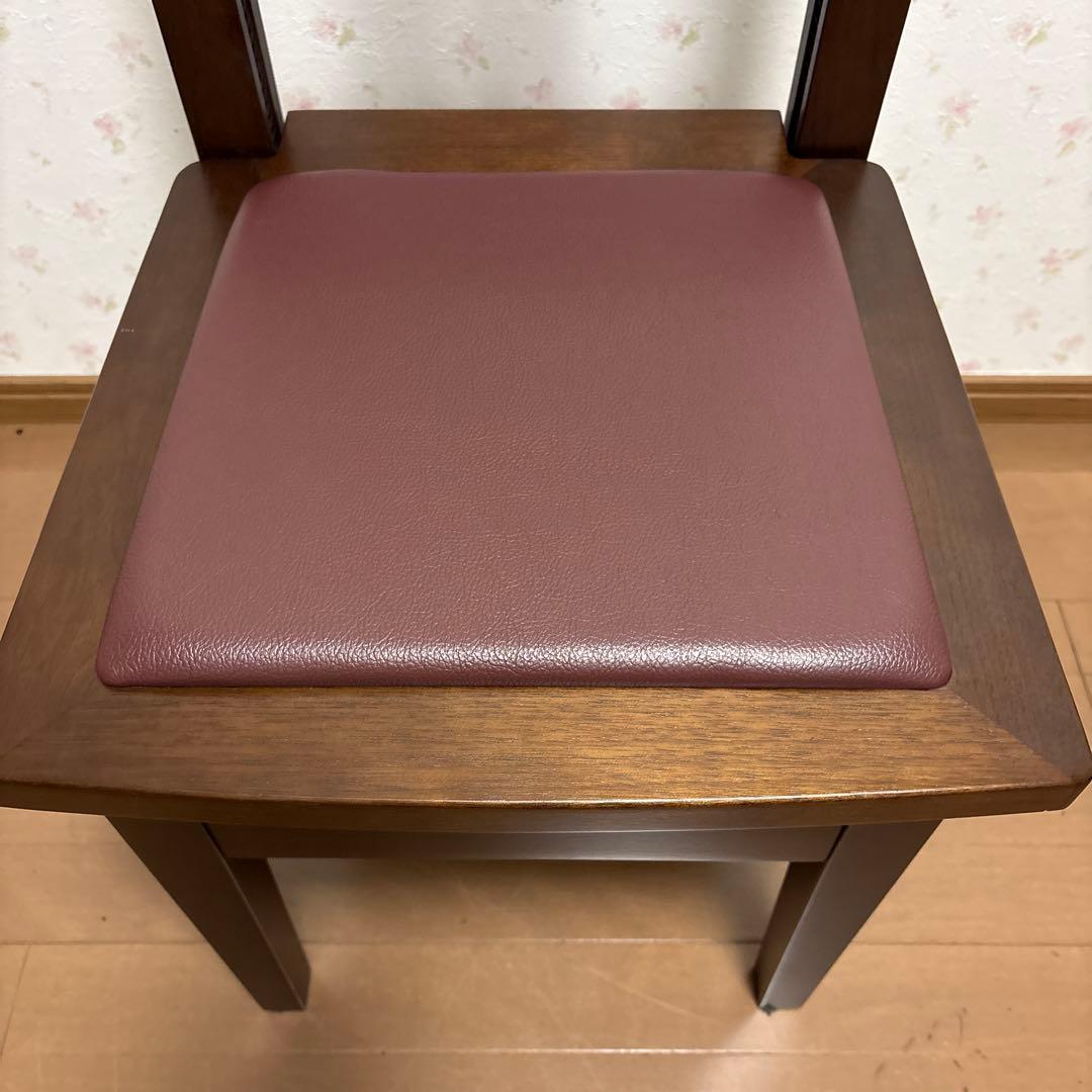 希少　YAMAHA トムソン椅子　木目　茶色　ピアノ椅子