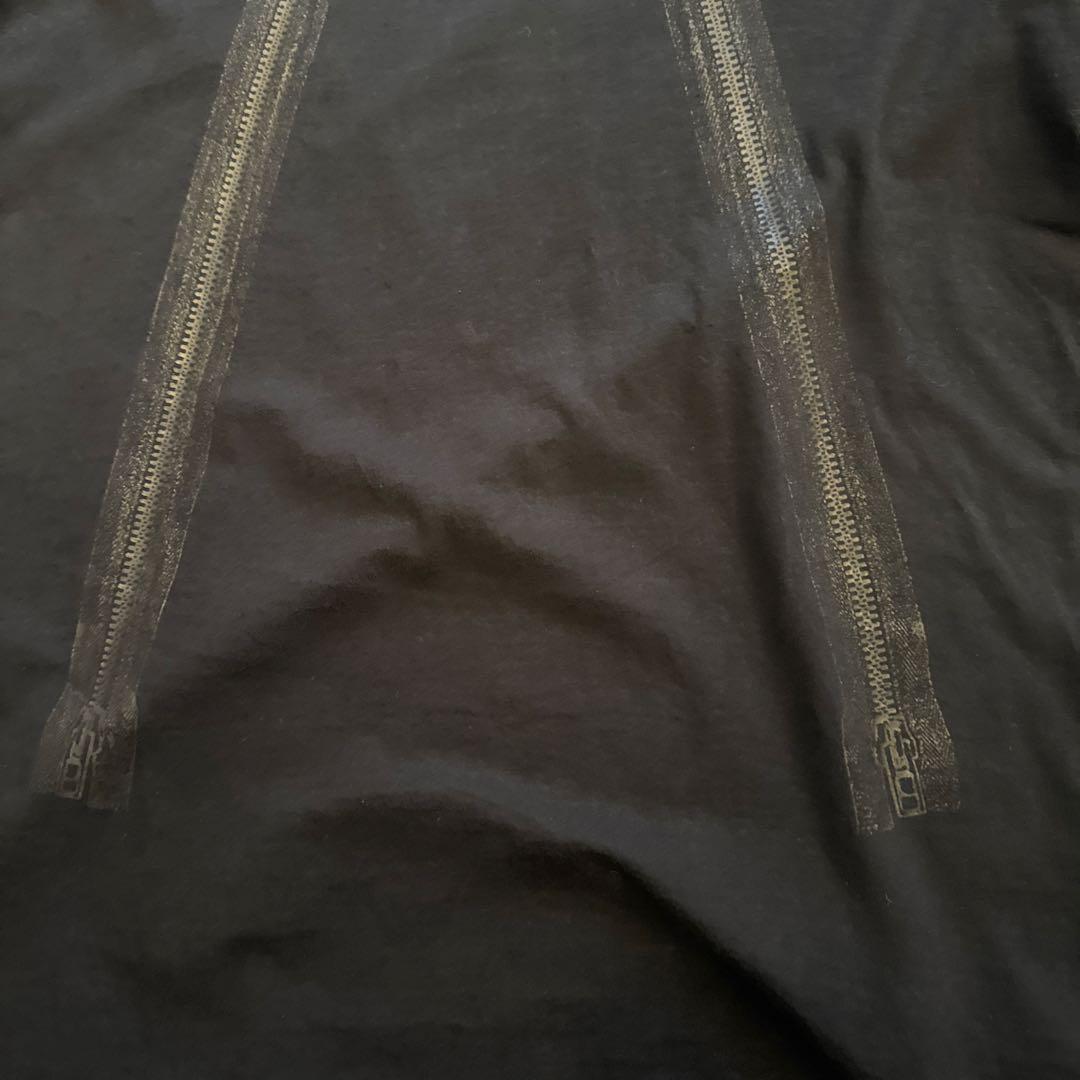 マルタン　マルジェラ　八の字　トロンプルイユ　tシャツ　黒　ブラック